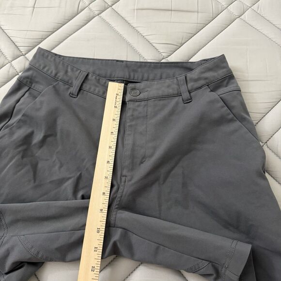 BYLT Premium Basics Shorts Mens 32 Gray 4-Way Stretch Performance Casual Golf - Picture 9 of 10